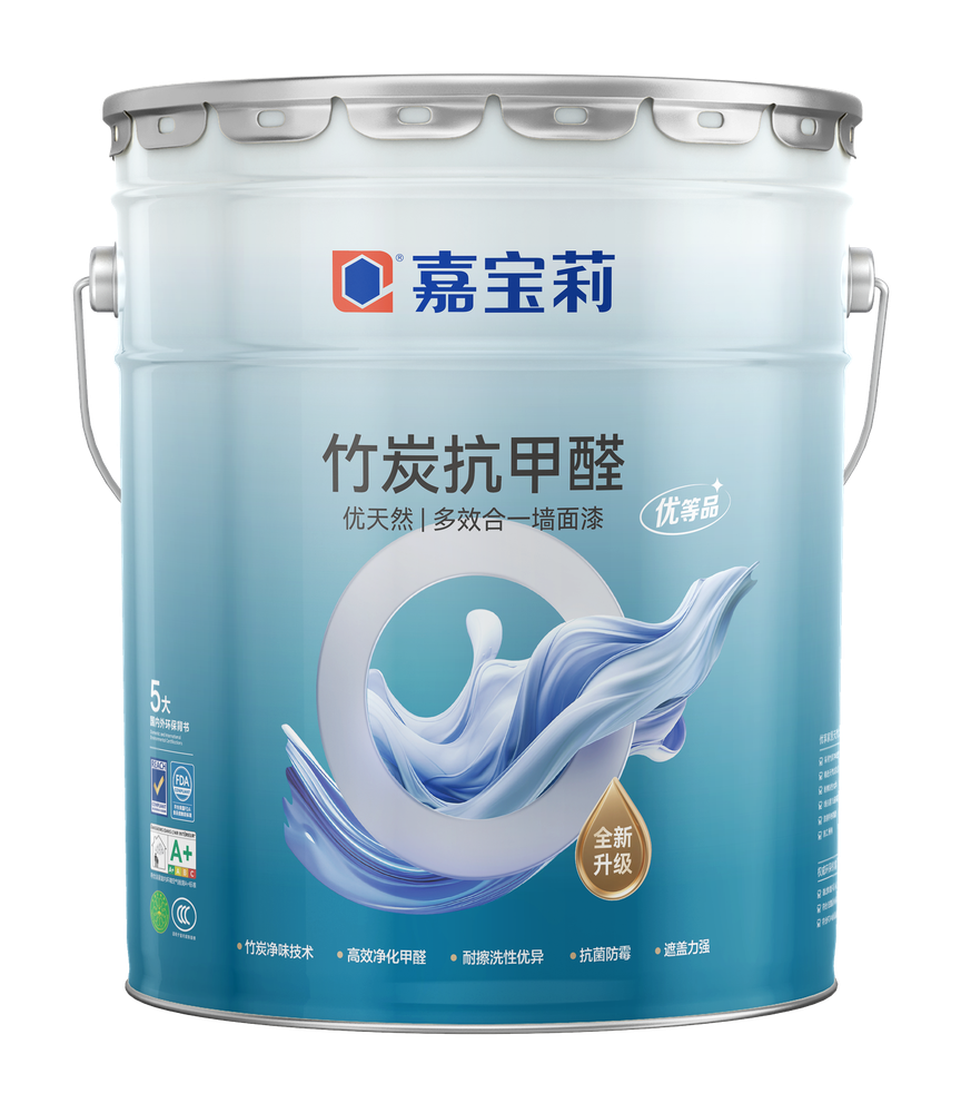 优天然竹炭抗甲醛多效合一墙面漆